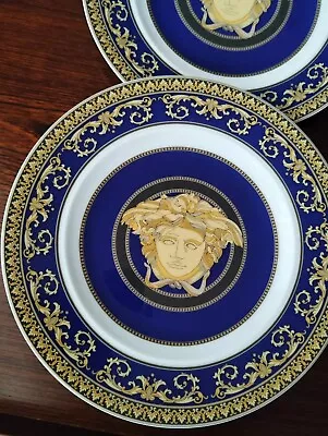 Rosenthal Versace Medusa Blue 18cm (7.09in) Bread Plate • $105