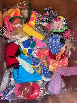 Barbie Clothing Shoes Accessories Dolls Vintage Mix Lot From 80s 90s • $55.99