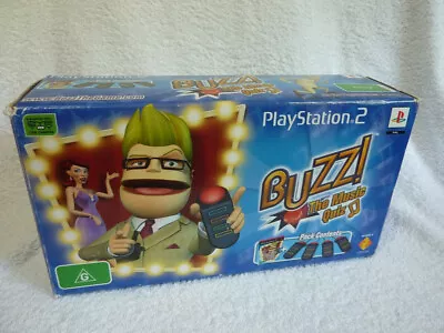 Playstation 2 Ps 2 Game Buzz The Music Quiz Plus Free Game • $25