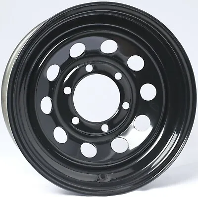 15  Inch  6 Lug   Black  Mod   Trailer  Wheel  Rim   15655BM • $63