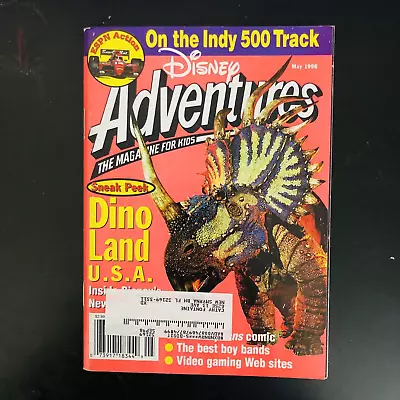 Disney Adventures Magazine May 1998 Dino Land U.S.A. & The Indy 500 Track • $9.77