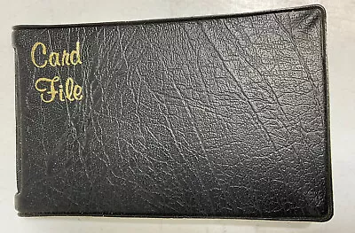 Vintage Business Card File Holder Wallet RecycledFashionShop • $15