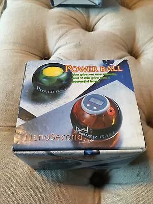 Nano Second POWER BALL PB-188C Wrist & Hand Trainer & Exerciser • $20.50