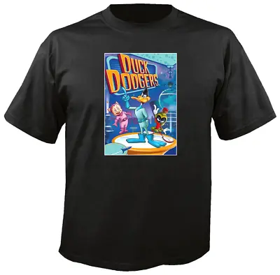 Duck Dodgers Tee Shirt Unisex Cotton Daffy Duck Porky Pig Marvin Martian T Shirt • $34.95