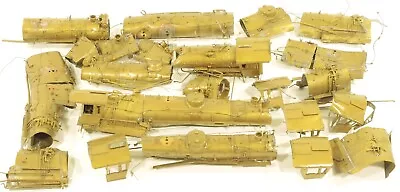 LOT Of WRECKED HO Scale Brass Overland Models OMI 1438 CB&Q BURLINGTON O-5 4-8-4 • $329