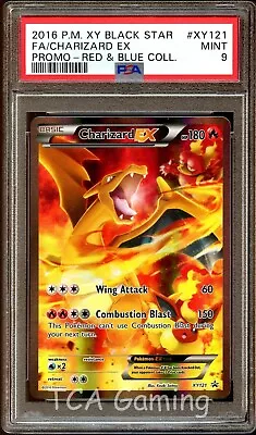 $89.99 • Buy PSA 9 MINT Charizard EX XY121 Black Star Promo FULL ART HOLO PROMO Pokemon Card