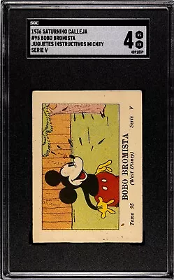 1930s 1940s SGC 4 Mickey Mouse Walt Disney Saturnino Calleja Comic #95 • $95