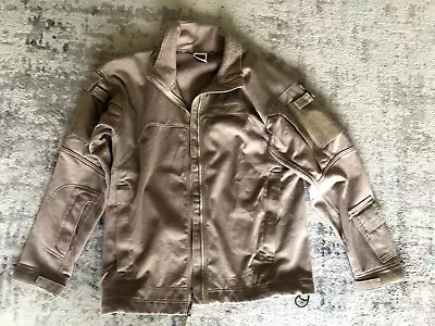 Massif Elements Tan Mens Large Tactical Fleece Jacket FR Flame Resistant  • $220