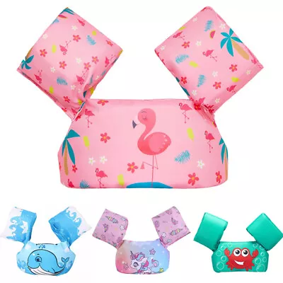 Baby Life Jacket Float Vest Swimming Arm Bands Kids Buoyancy Aid Toddler Tubes G • £2.99