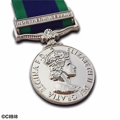 GSM Northern Ireland Medal FULL SIZE WITH CLASP General Service 1962 Campaign • £15.99