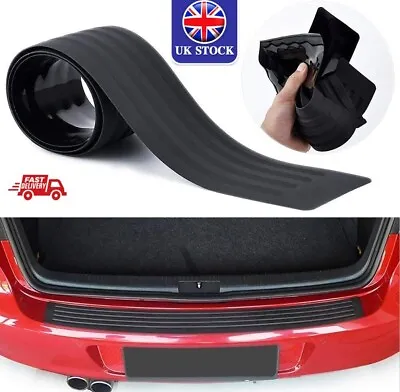 Car Rear Boot Bumper Sill Protector Plate Trim Strip Rubber Cover Guard Pad UK • £5.79