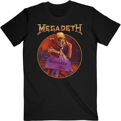 Megadeth Peace Sells...Tracklist Black T-Shirt OFFICIAL • £16.39