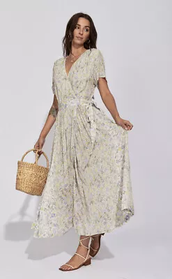 $120 • Buy Arnhem Odessa Wrap Dress In Bluebell Size 16