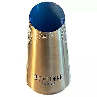 Belvedere Vodka Stainless Steel Bottle Holder Chiller Ice Bucket Only • $14.99