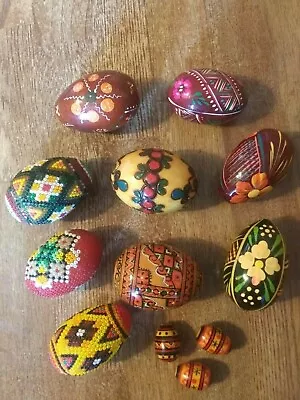 Lot Of 12 Vintage Decorative Eggs • $10