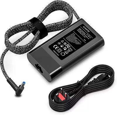 65W HP Pavilion Blue Tip Compatible Stream Envy Laptop AC Power Adapter Charger • £14.39