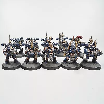 Warhammer 40k Army Chaos Space Marines X10 Painted • £47.99