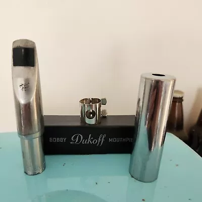 Very Rare Dukoff D Chamber Tenor Saxophone Mouthpiece With Box Cap And Ligature • $105.50