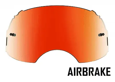 GOGGLE-SHOP RED INFERNO MIRROR LENS To Fit OAKLEY AIRBRAKE MOTOCROSS GOGGLES • $24.80