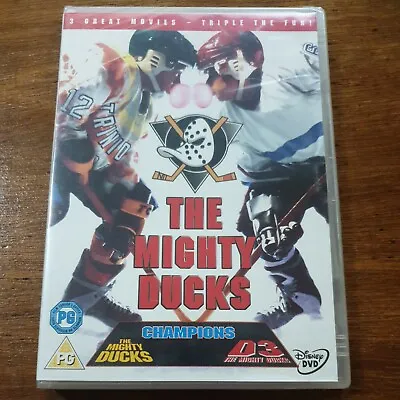 The Mighty Ducks Trilogy DVD Champions The Mighty Ducks D3 Brand New Sealed R2 • $15.34
