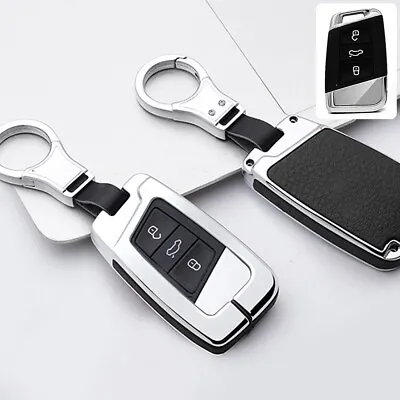 Zinc Alloy Key Case Cover Holder For VW Passat For Skoda Superb A7 Remote Fob • $23.94