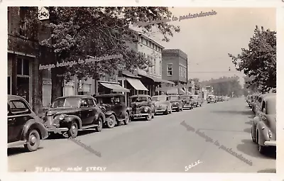 RPPC St Elmo IL Main Street Rexall Pharmacy Store 1940s Photo Vtg Postcard B17 • $165