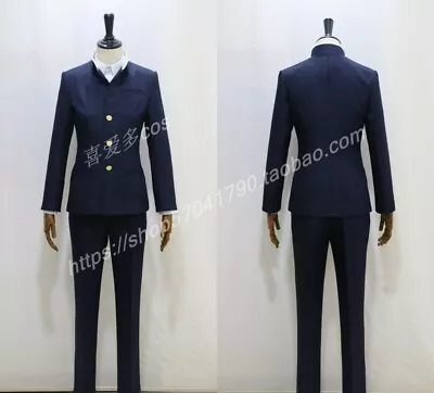 Conan Magic Kaito Cosplay Phantom Thief Kid Kaito Kuroba Uniform School Costume • $66.26