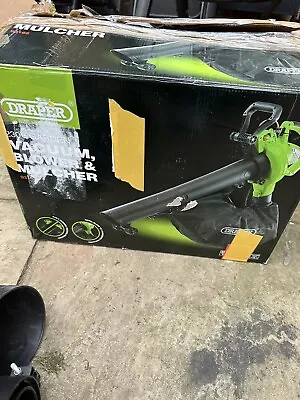 Draper 230V Garden Vacuum Blower And Mulcher 300W DRA-94794 • £12