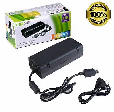 $17.95 • Buy For Microsoft XBOX 360 Slim AC Adapter Brick Charger Power Supply Cord Cable USA