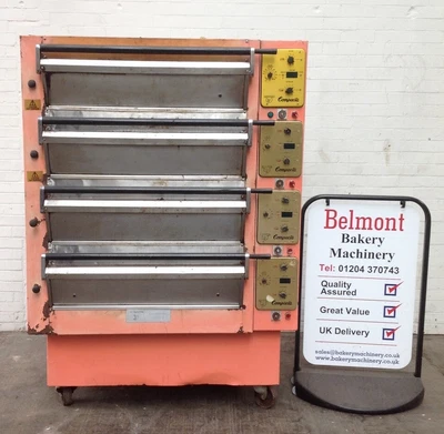 Tom Chandley 4 Deck 8 Tray Low Crown Deck Oven- BAKERY EQUIPMENT- DO06 • £4850