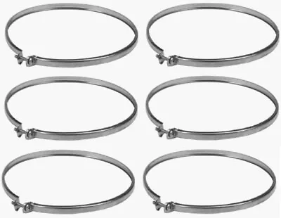 Selkirk 208450 8T-LB 10  Stainless Steel Locking Band For 8  Pipe  - Pack Of 6 • $128.99