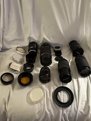 HUGE Lot Of Vintage Camera Lenses Konica Samagon Kenko Spiratone Sigma • $9.99