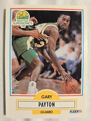 Fresh Pull 1990-91 Fleer Update Gary Payton U-92 Rookie HOF - Free Shipping • $0.85