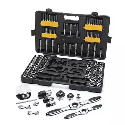 GearWrench Ratcheting Tap And Die Set Hand Tool Auto Locking Steel (114-Piece) • $300.67