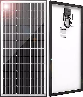 JJN 9BB Solar Panels 12V 100 Watt Monocrystalline Solar Panel High Efficiency PV • $75.40