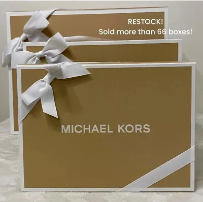 NEW! Michael Kors Gift Box (Empty) With Ribbon & Tissue (SMALL) • $12.95