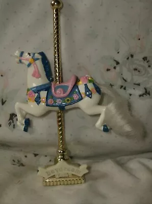 Vintage Matchbox Carousel Collection Classic Rocking Horse Rosegay 1990 Free Shi • $100