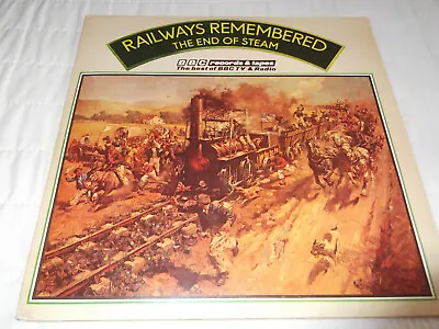 Railways Remembered - The End Of Steam (LP) Double LP With Cuneo Print ~ 1971 • £12