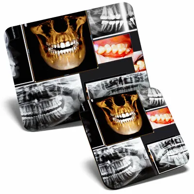 Mouse Mat & Coaster Set - 3D Dental X-Ray Dentist  #21052 • £6.99