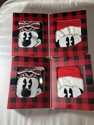 Mickey Minnie Mouse Gift Box Youth Socks 2 SETS • $15