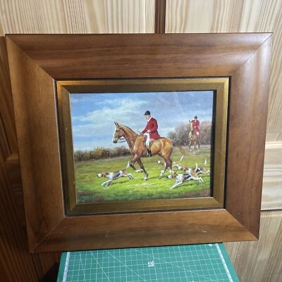 £40 • Buy Fox Hunting Oil Painting