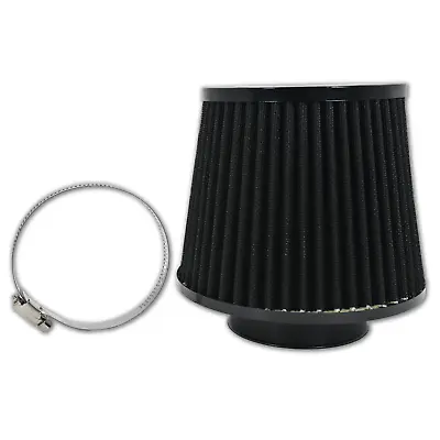 3  Black High Flow Racing Washable / Reusable Air Filter W/ Clamp For Volkswagen • $24.95