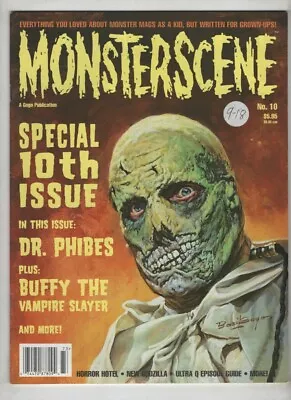 Monsterscene Mag Special 10th Issue Dr.Phibes No.10  Summer 1997 120220nonr • $16.89