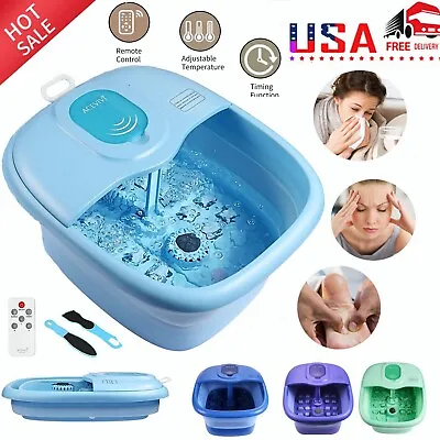 Foot Spa Bath Massager Fast Heating Pedicure Foot Soak Tub Timing Temp Control#✔ • $34.99