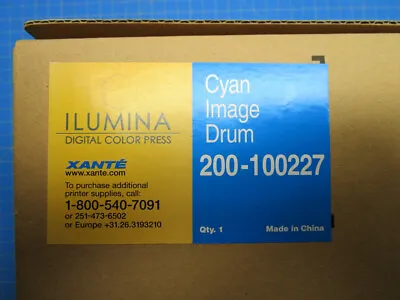 Cyan Drum For Xante Ilumina Digital Color Press 200-100227 P02-000925 • $200