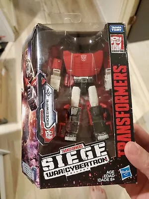 TRANSFORMERS War For Cybertron  SIEGE Deluxe Class SIDESWIPE New SEALED • $39.99