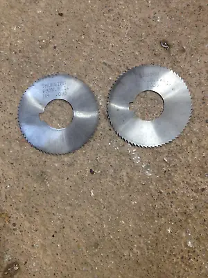 Thurco HSS  Thurston Milling Cutter Slitting Saw 2.50- 2.75 X .036 X 1” Lot Of 2 • $7.99