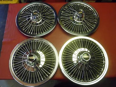 Vintage 1968-73 Nos Mercury Cougar Wire Spinner Hubcaps Wheel Covers • $1000