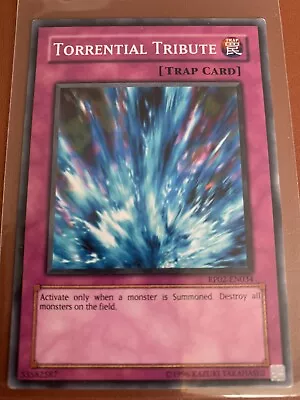 Yugioh RP02-EN034 Torrential Tribute Common LP • £1.80