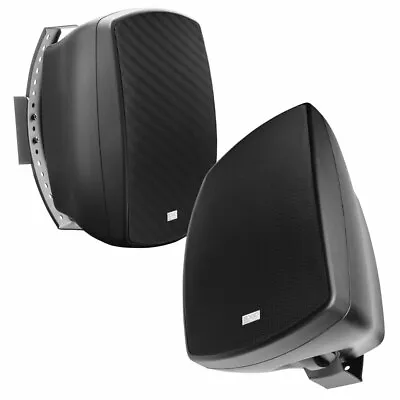 6.5  Outdoor Patio Speaker Pair 150W Swivel/Pivot Mount Passive AP650 Black • $169.96